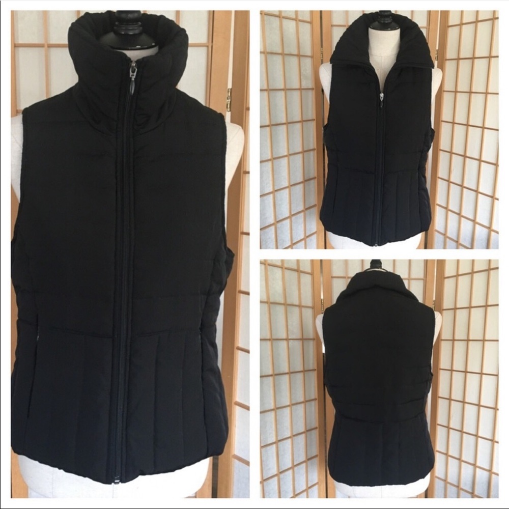 Kenneth Cole Reaction Black Down Vest SZ M